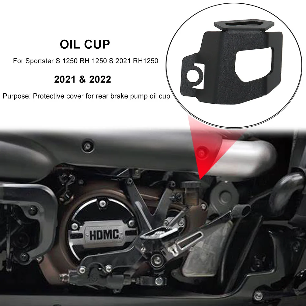 

For Sportster S 1250 RH1250 RH 1250 2021 2022 New Motorcycle Oil Cup CNC Aluminum Protective Cover