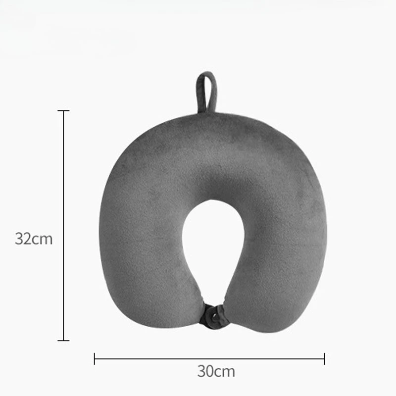 Car Neck Pillow 1/2pcs Soft Travel Pillow with Foam Particles for Airplane Car Home Office Comfort