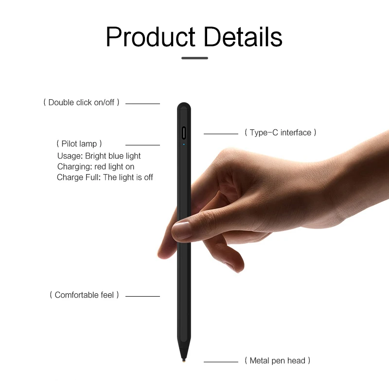 AJIUYU Rechargeable Stylus Pen