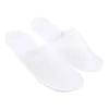 5-100Pairs Disposable Travel Hotel Slippers White Towelling Closed Toe Spa Shoes Bathroom Sets Washroom Shower Bath Accessories 2