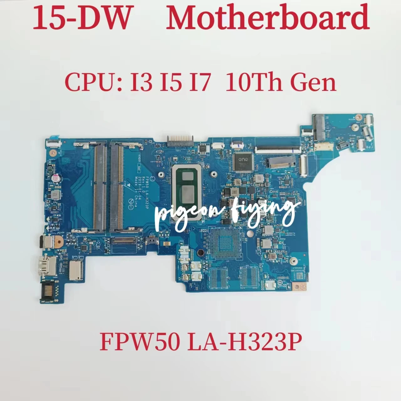 

Семейная материнская плата для HP Pavilion 15-DW, материнская плата с I3 I5 I7 10-го поколения, центральный процессор Φ, DDR4 100%, тест ОК