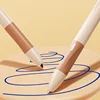 OASO K019 Sealed Press Erasable Fountain Pen Retractable 0.5mm Press Office School Student Pen Set with 2pcs Blue Ink Cartridges 6