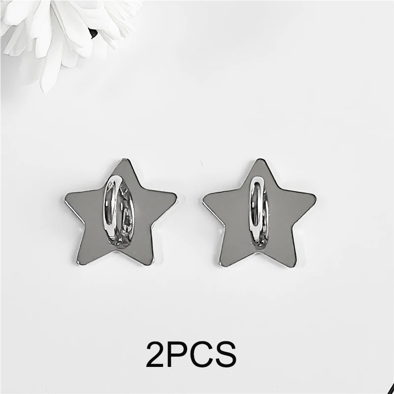Heart-Shaped Metal Phone Ring Holder – Self-Adhesive Charm and Pendant Hook Accessory