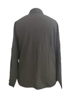 Plus Size 1XL-5XL Women's Solid Color Casual Shirt Top Fashionable Button Up Lapel Long Sleeved Shirt - Image 5
