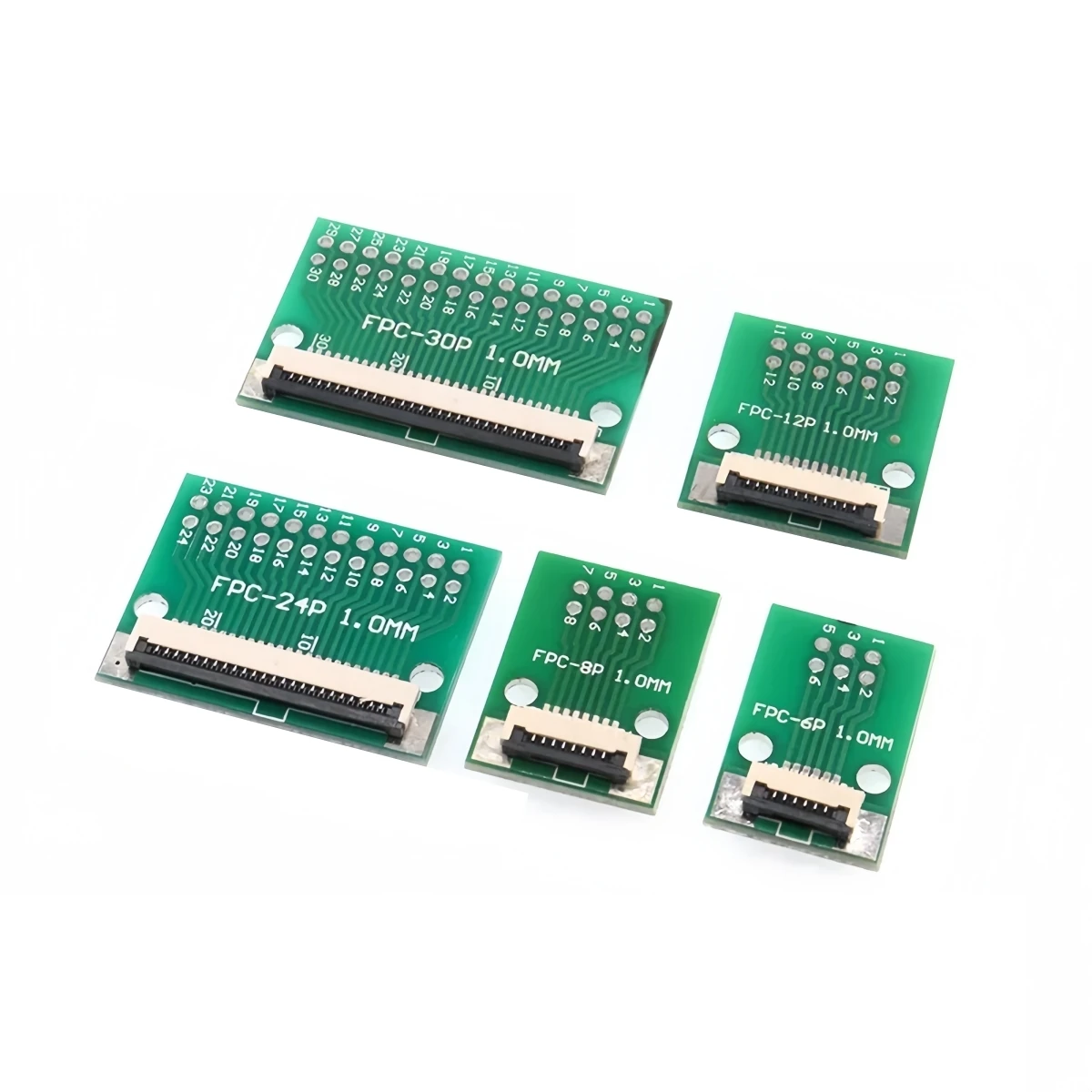 Printed Circuit Board FPC FFC Flexible Cable Adapter Board 1.0mm Pitch Connector SMT to 2.54mm 4/5/6/7/8/9/10/12/14/15/16/18/20/22/24/26/28/30/32/40P pcb board,pcb board assembly,printed circuit board