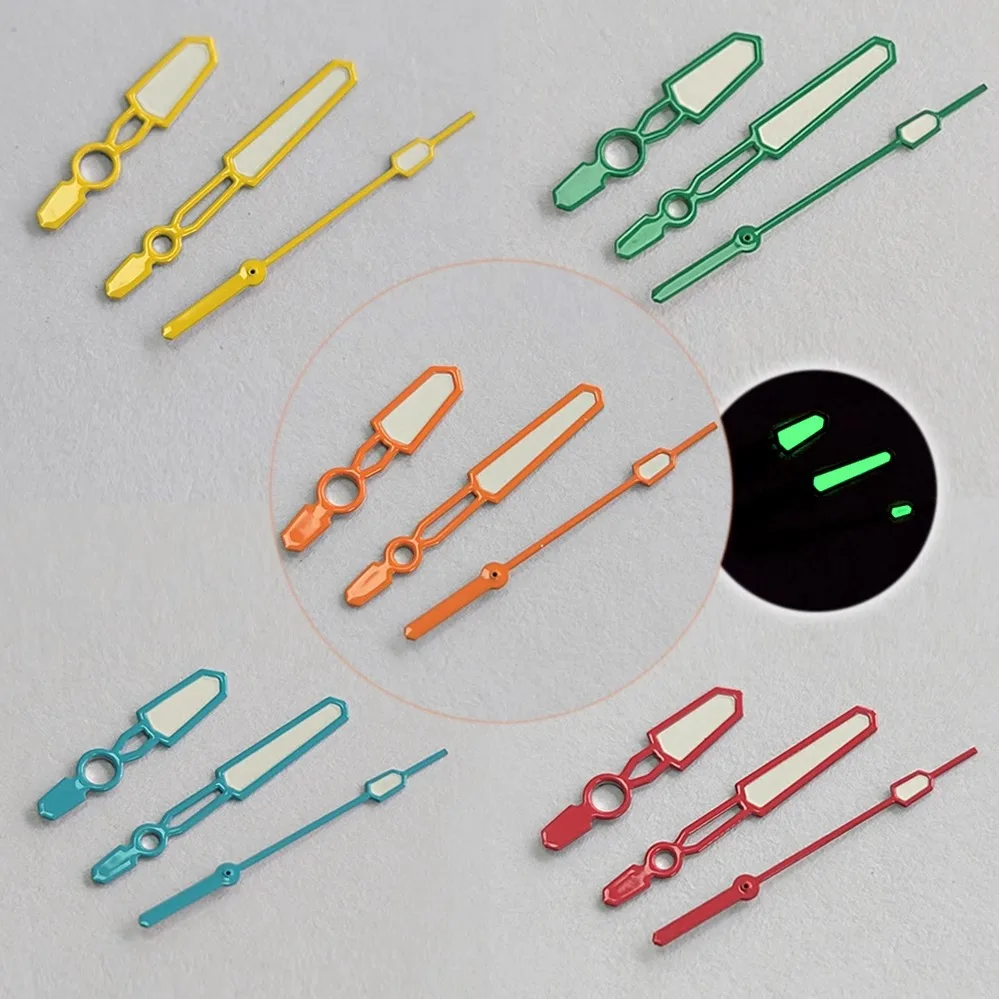 I Nuovi Accessori Per Orologi Modificati Lancette Dell'Orologio Le Lancette Luminescenti Verde Caramella Sono Adatte Per I Movimenti Nh35/Nh36/4R