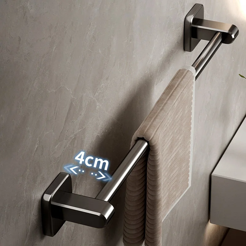 Self-Adhesive Bathroom Towel Rack without Drilling Screws Wall Mounted Hand Towel Holder Hanger Bath Kitchen Rail towel rack,towel holder