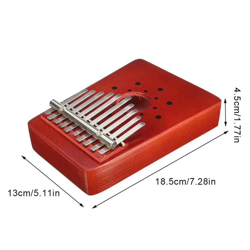 10 Keys High Quality Thumb Piano Portable Kalimba Musical Instruments Acacia Wood Finger Piano Beginner Vintage