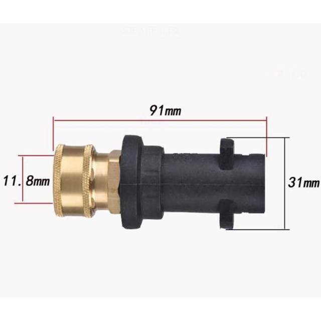 Pressure Washer Adapter Set 1/4`` Quick Connector Set for Garden Car Washing