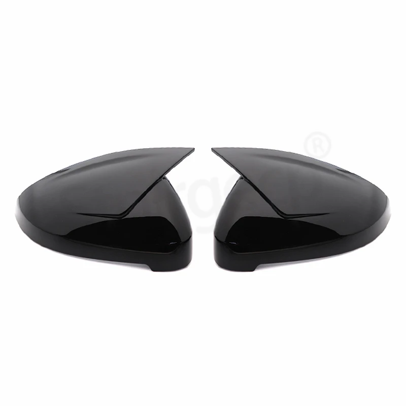 Pair ABT-Style A4 Car Side Rearview Mirror Cover Cap For Audi A4 
