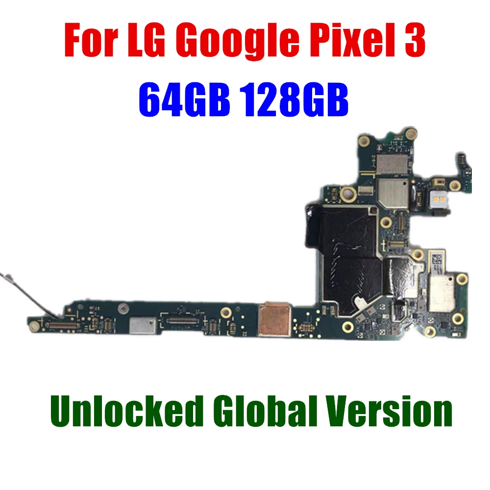 

Unlocked Mainboard for LG Google Pixel 3 64GB 128GB EU Version Motherboard Electronic Panel Circuits Logic Board
