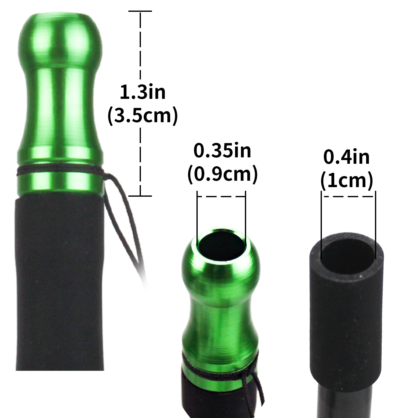 Hookah Mouthpieces Reusable with Hang Rope Strap