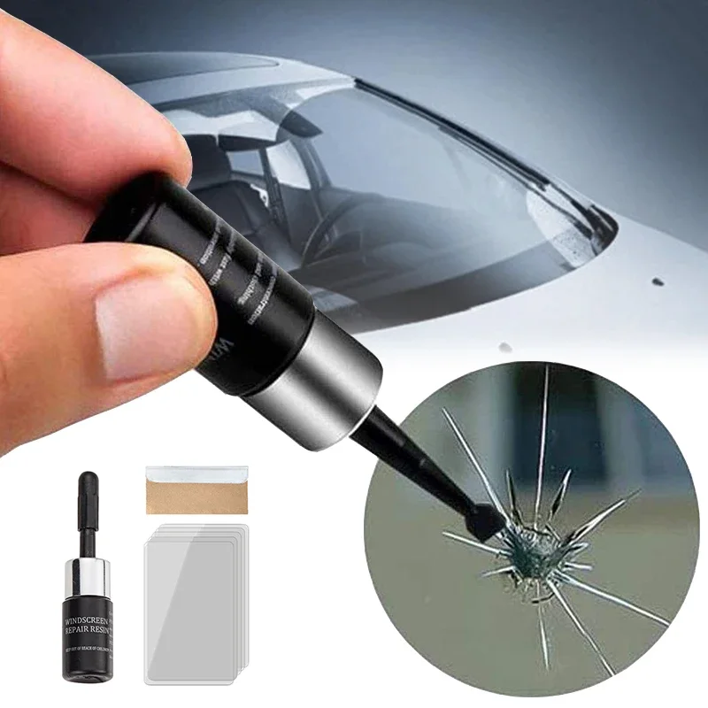 CarWindshieldCrackedRepairToolDIYCarWindowPhoneScreenRepair