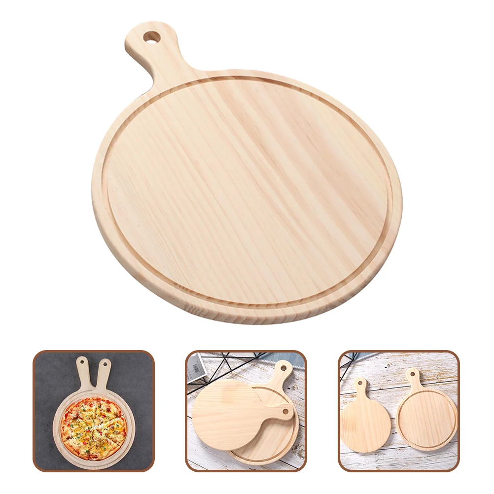 Pizza peel pastry board paddle serving boards breadboard tray pizza peel round cheese wood oven