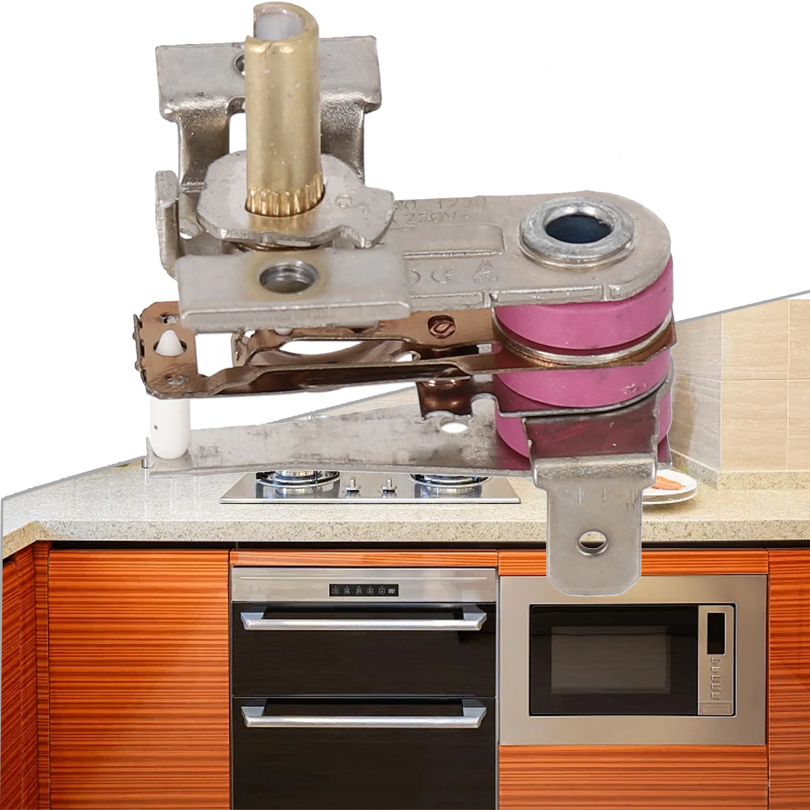 

1pc Electric Heater Temperature Controller Metal Electric Heating Oil Temperature Control Switch AC 250V 16A Adjustable Switch