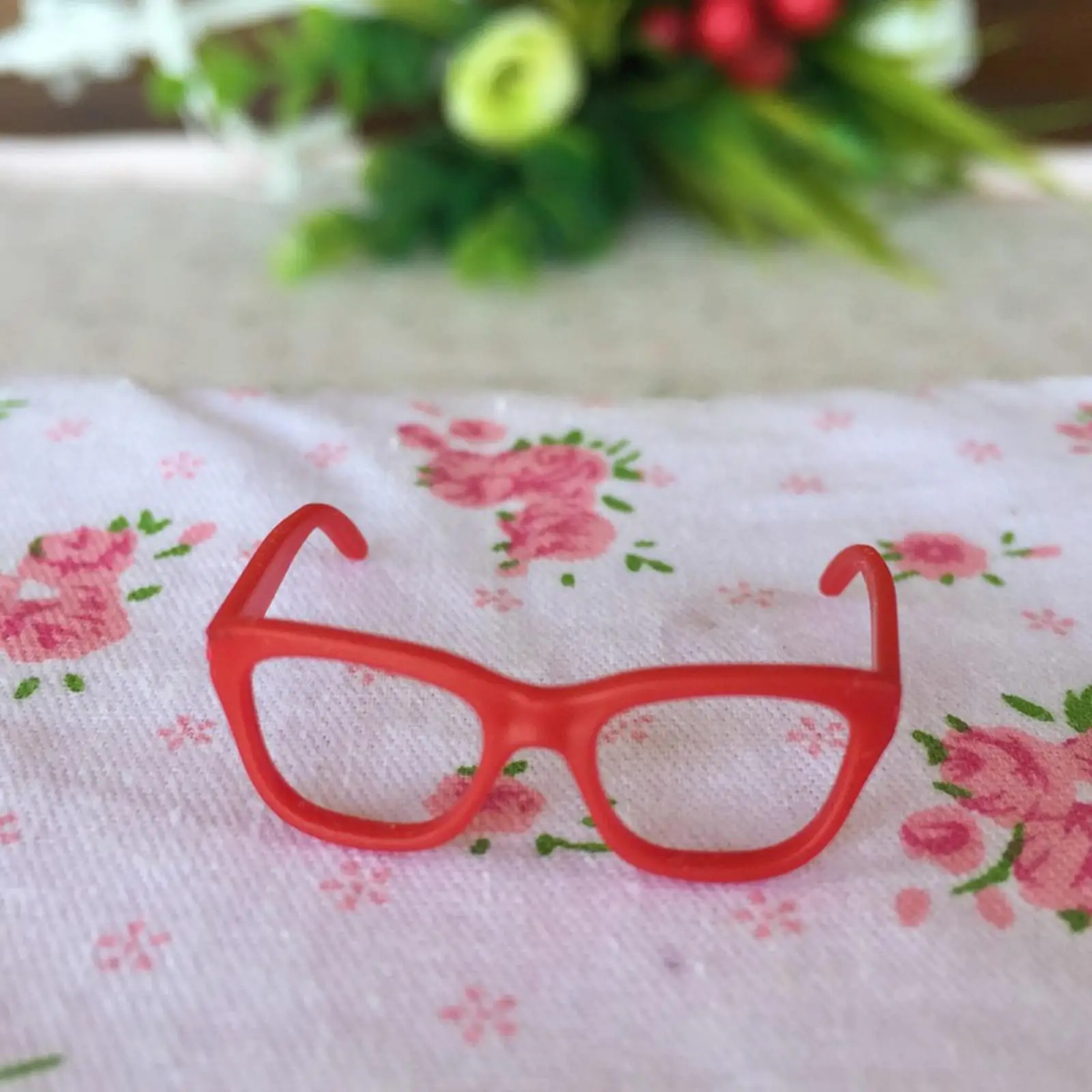 1/6 Miniature Doll Glasses Photo Props Sunglasses Gift Fashion Cute Children Toys Lensless Mini Plastic Glasses High Dolls doll eyewear accessories doll accessories