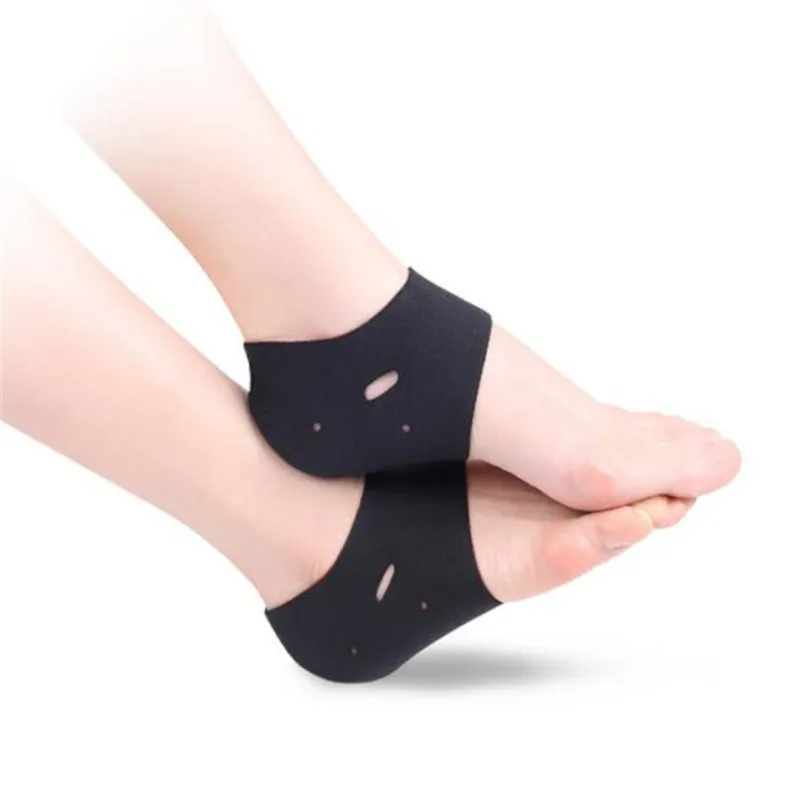 Plantar Fasciitis Heel Socks Anti-Crack Elastic Cloth For Achilles Tendonitis Calluses Insole Cracked Feet Pain Relief Heel Pads compression socks heel socks