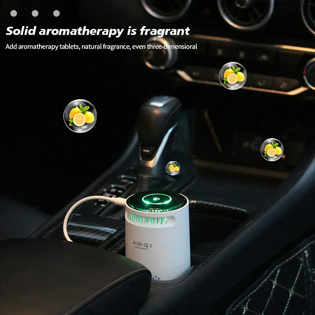 Description Picture 6 of itemPortable Air Purifier for Home Car Negative Ion Air Cleaner For Smoke Pollen USB Quiet Deodorizer For Bedroom Office Living Room