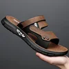 High Quality Men Sandals Summer Slip on Casual Slippers Lightweight Beach Sandals Comfortable Casual Shoes Retro Roman Sandals