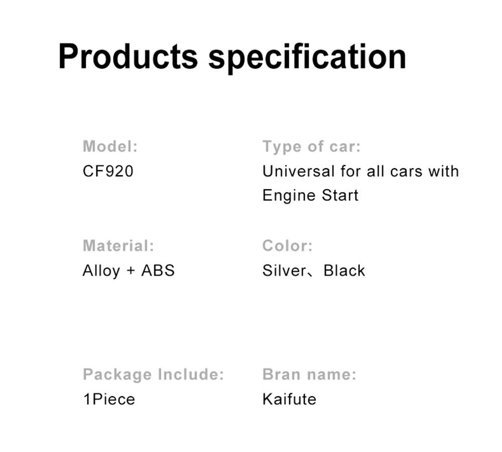 Universal CF920 modificato Smart Key LCD comodo ingresso Keyless Entry Auto lock per BMW per Benz per Toyota coreano/inglese - Sdf35b92b7ffe4fe1a45d1012645be1183