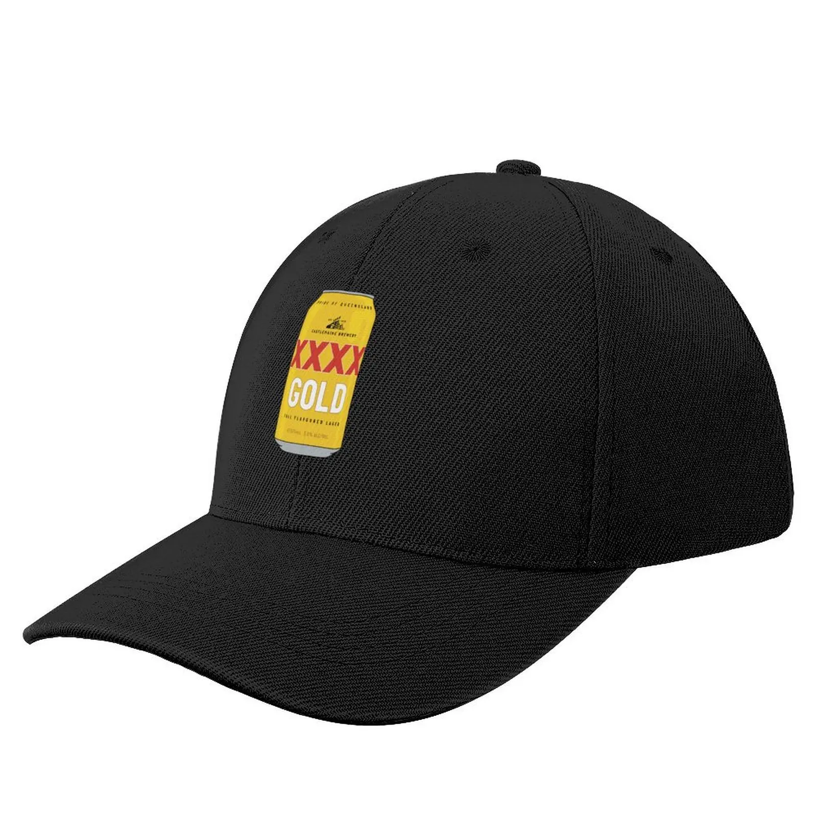 Gorra de béisbol de lata dorada XXXX dibujada a mano, sombrero nuevo, gorra militar, hombre y mujer