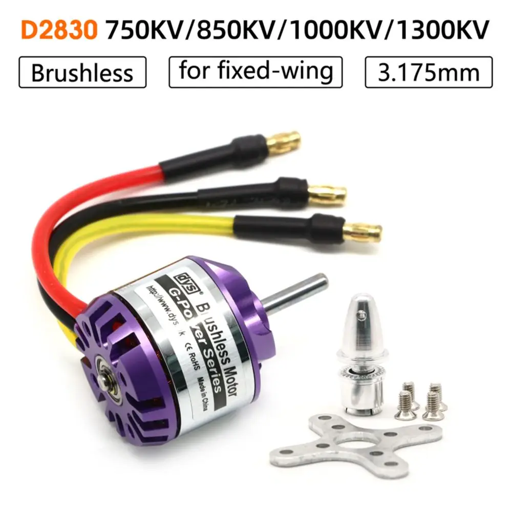 D2830 2830 750KV 850KV 1000KV 1300KV Motor sin escobillas para Rc Multicopter Dr