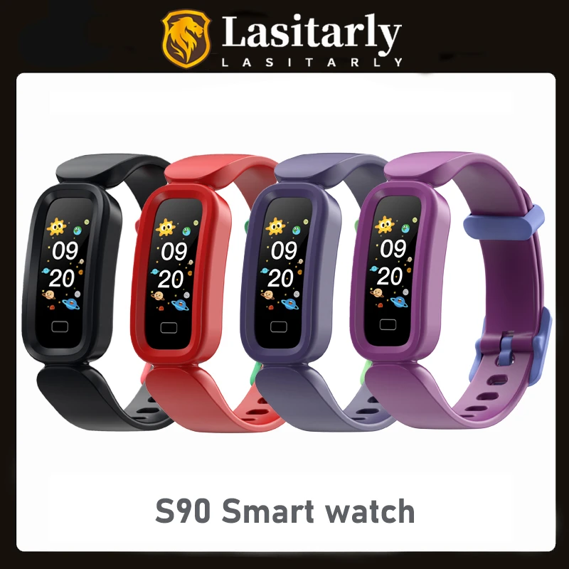 2021 New S90 Smart Bracelet Children's Alarm Clock Learning Heart Rate Sleep Monitoring Bluetooth Sport Step Counting Bracelet