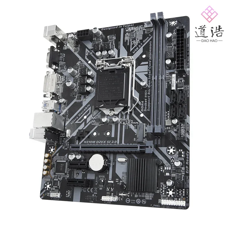 For H310M D2VX SI 2.0 Motherboard 32GB M.2 SATA3.0 LGA 1151 DDR4 Micro ATX H310 Mainboard MA 4 For H310M D2VX SI 2.0 Motherboard 32GB M.2 SATA3.0 LGA 1151 DDR4 Micro ATX H310 Mainboard MA - Image 2