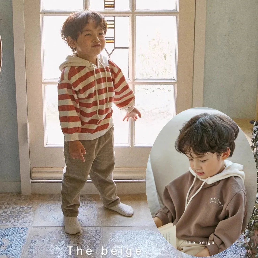 

2023 Baby Autumn Clothes Baby Autumn Top Korean Style Children's Clothing Autumn Clothes Baby Hooded Sweater