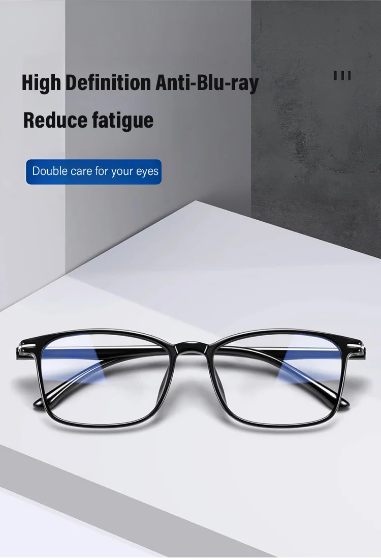 Titanlegierung, blaues Licht blockierende Lesebrille, Presbyopie-Brille, Anti-Müdigkeit, Hyperopie-Brille – Detail 4