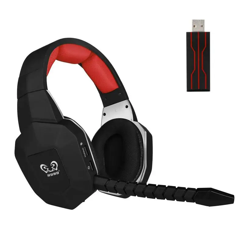 HUHD New N9M Wireless Gaming Headset HIFI Stereo Pluggable Microphone Long Endurance Esports Headset 1