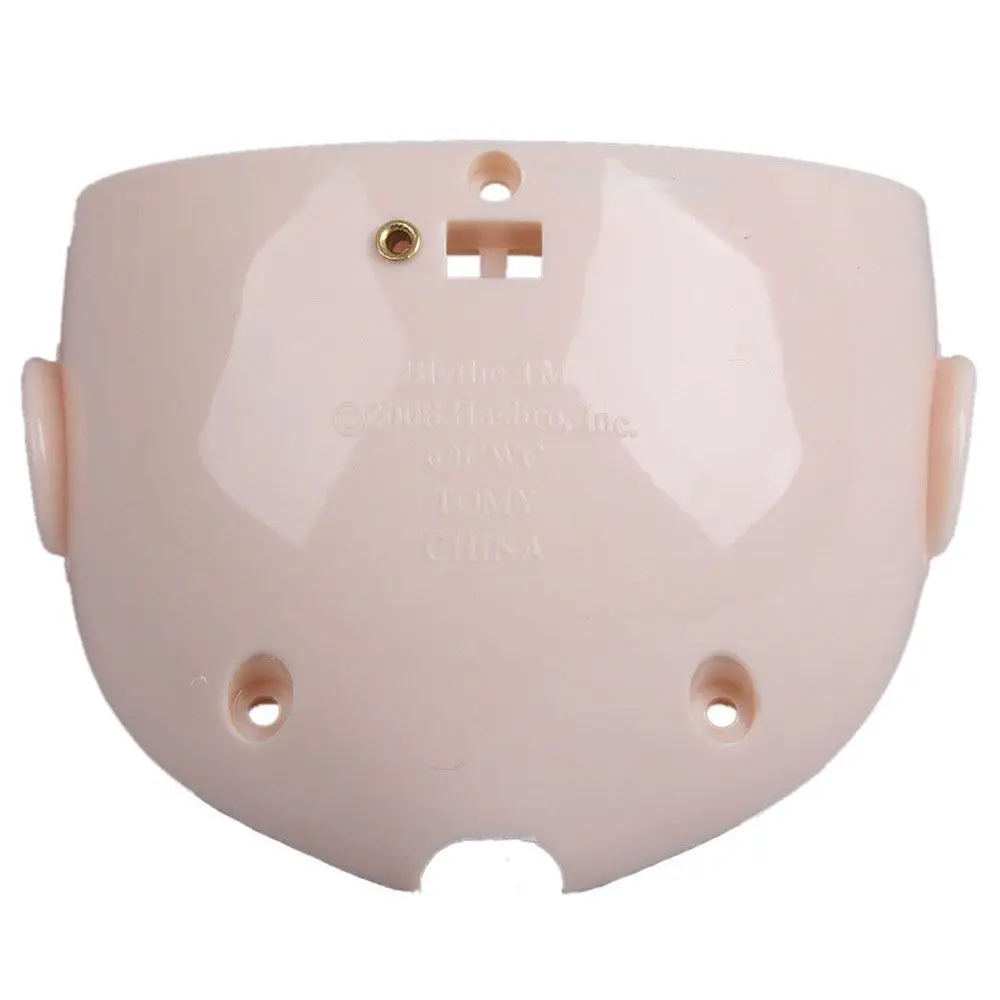 1PC 1/6 Blyth DIY Doll Factory Dolls Faceplate With Backplate 30cm Plastic Blyth No Makeup Face and Screw Toys Accessories