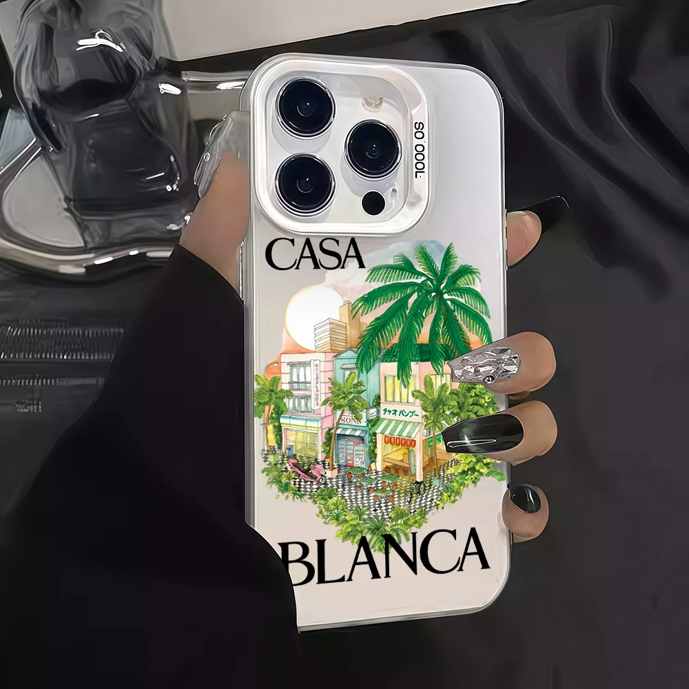 Chic Casablanca Design Phone Case - Stylish Protective IMD Color Cover