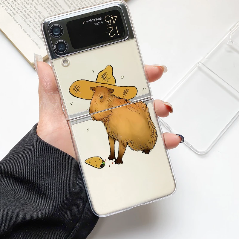 Cute Cartoon Capybara Fashion Phone Case - Funny Gift PC Cover
