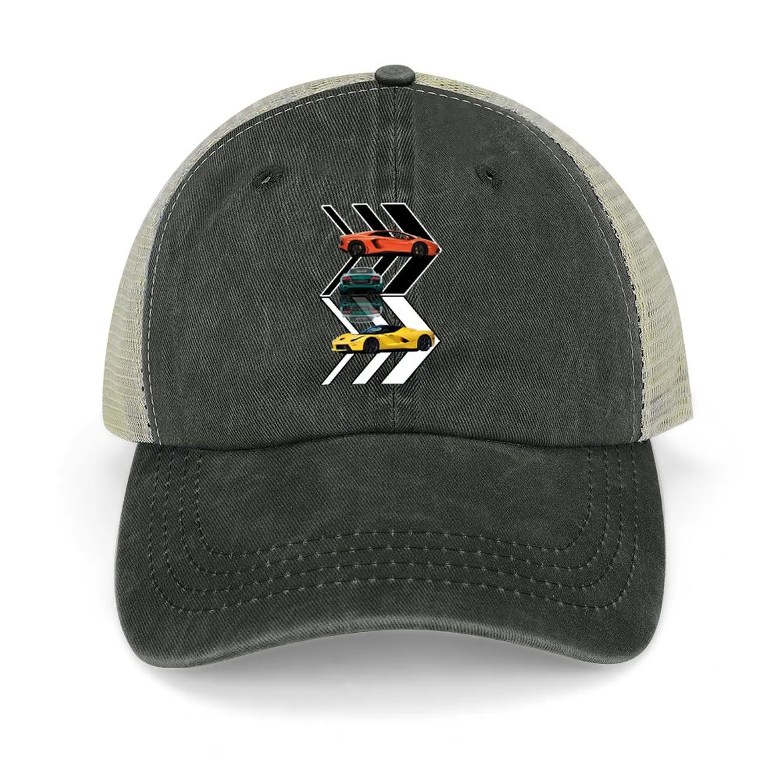 

Line Cars. Cowboy Hat Vintage Fluffy Hat Ball Cap Men's Baseball Women's
