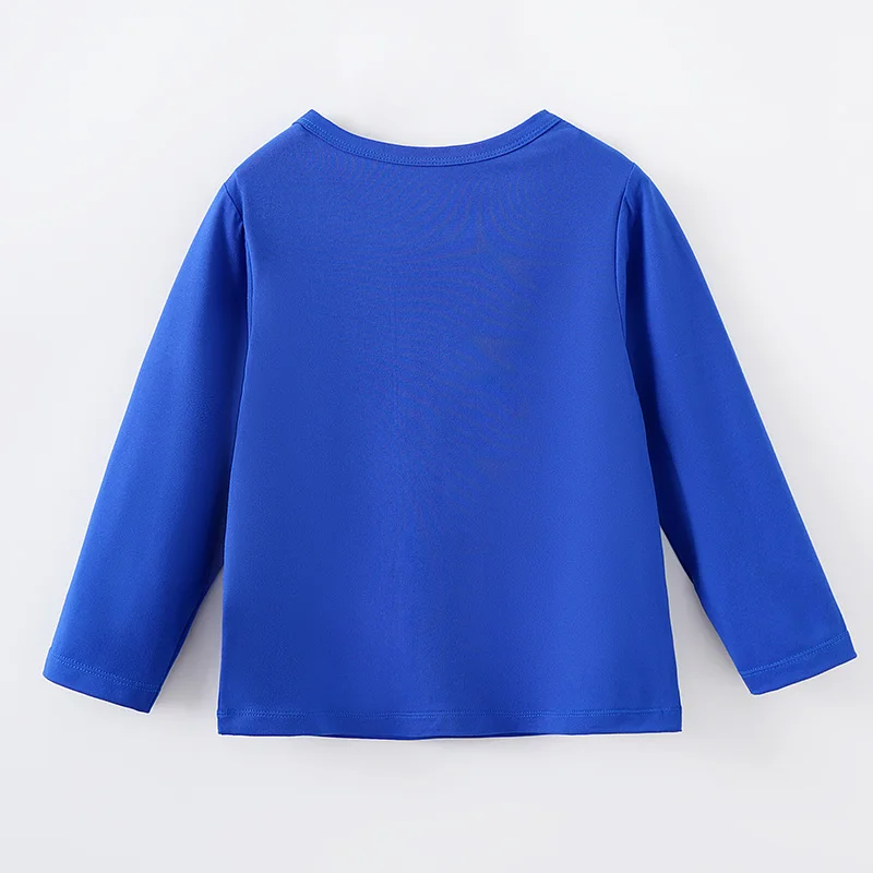 Baby Clothes For Boys And Girls Cute Cartoon Teddy Bear Comfortable Spring And Autumn Round Neck Long Sleeved Children's T-Shirt