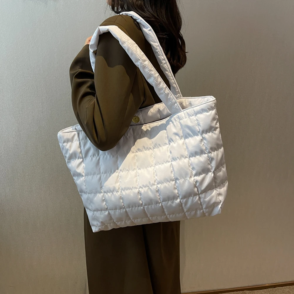 Quilted Autumn Winter Women Tote Bag