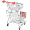 Trolley Storage Mini Shopping Cart Child Childrens Toys Carts for Groceries Kid Wrought Iron Plastic Modes 6