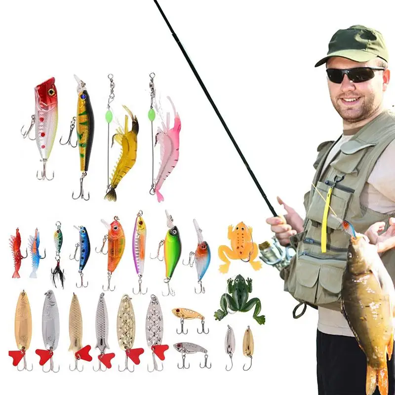 Christmas Advent Calendar Fishing Advent Calendar Christmas Countdown Calendar 24 Days Christmas Advent Calendar Fishing Fish Bait for Gifts