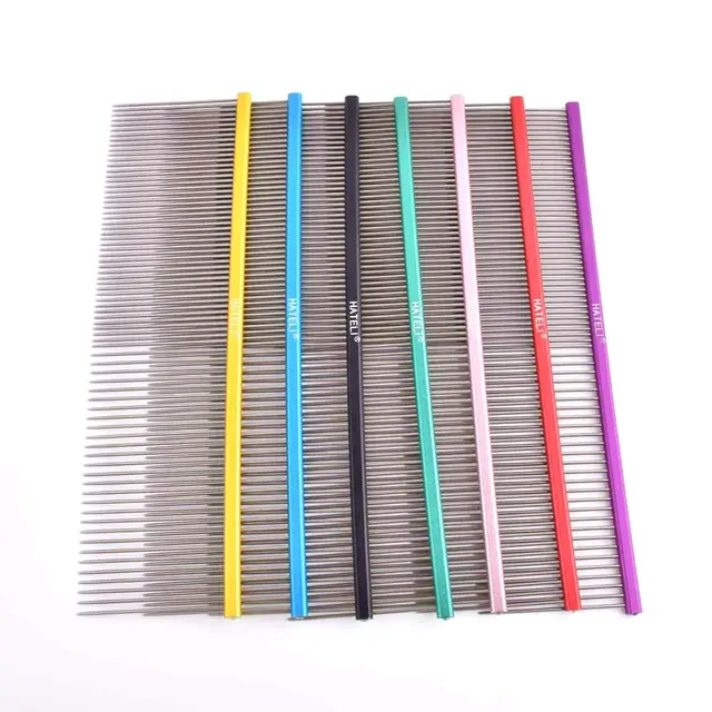 16/19cm Pet Hair Comb For Dog Comb Cat Detangler Fur Trimming Dematting Deshed Brush Grooming Tool For Long ​Hair Curly Pet 4