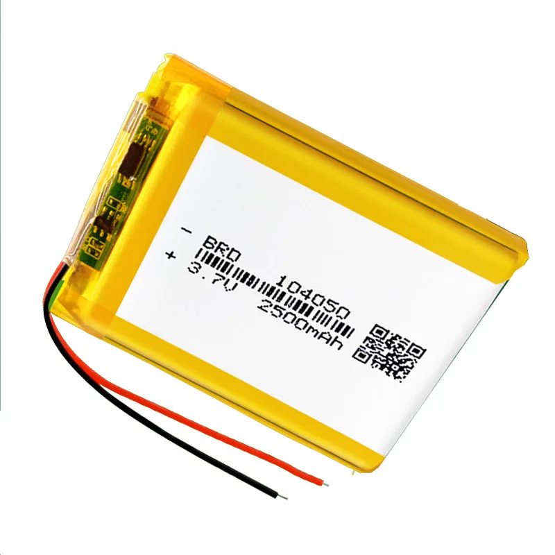 3.7V 2500mAh Li Po Battery 104050 Lithium Polymer Battery Li Po li ion