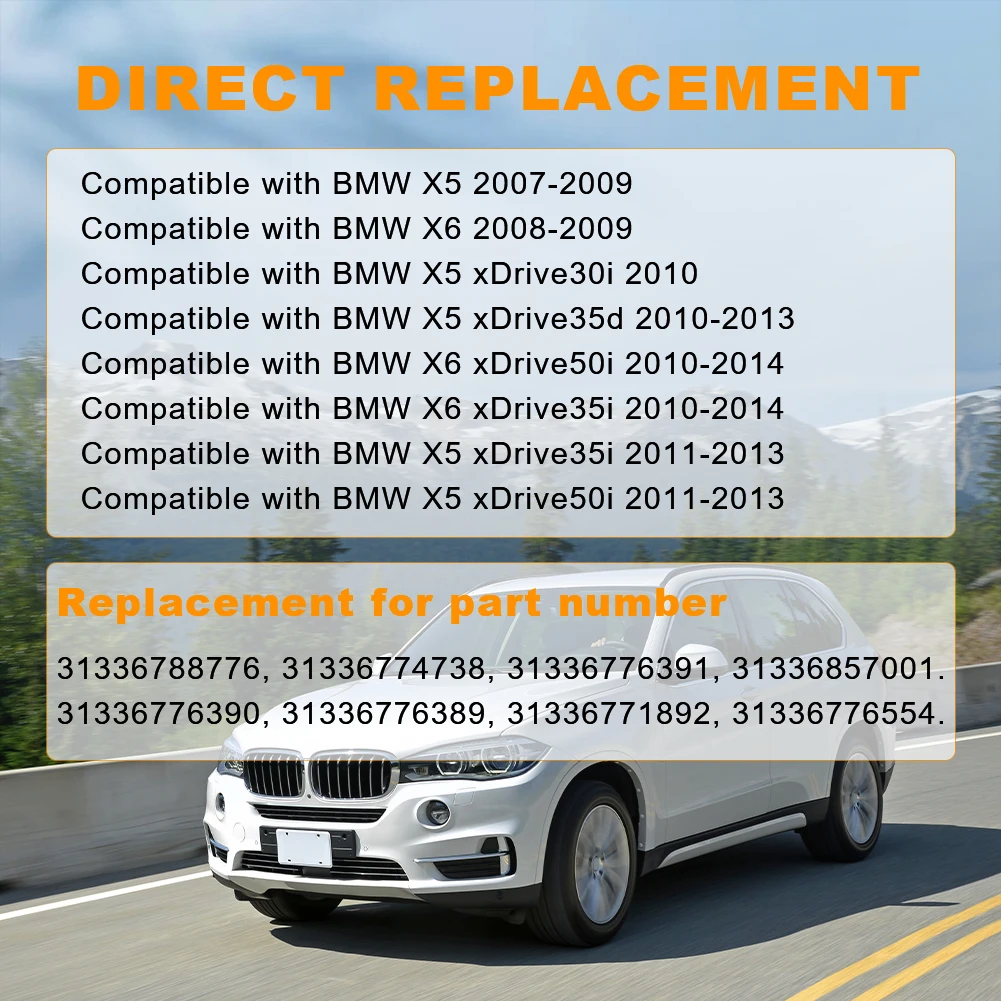 31336776391 전면 상단 하단 완충기 마운트 및 범프 스톱 키트, BMW X5 X6 2007-2009 OEN 31336788776 31336774738