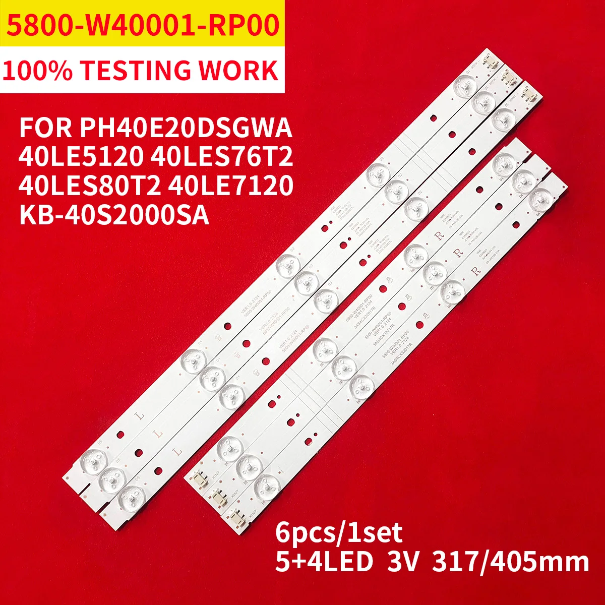 

Фонарь для подсветки 40 ''TV 5800-W40001-LP00 RP00 40LES76T2 фонарь 40LE7120 40LE5120 40S306B фонарь