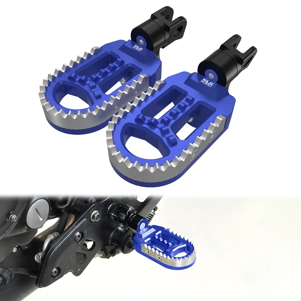 

Fit For Kawasaki KLR650 1987-2017 2018 KLR 650 2022 2023 2024 Motorcycle Rotatable Footrest Footpegs Pedals Front Wide Foot Pegs