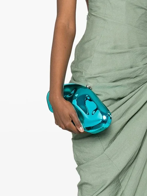 Pochette donna acrilico sera borsetta borsetta marmo per
