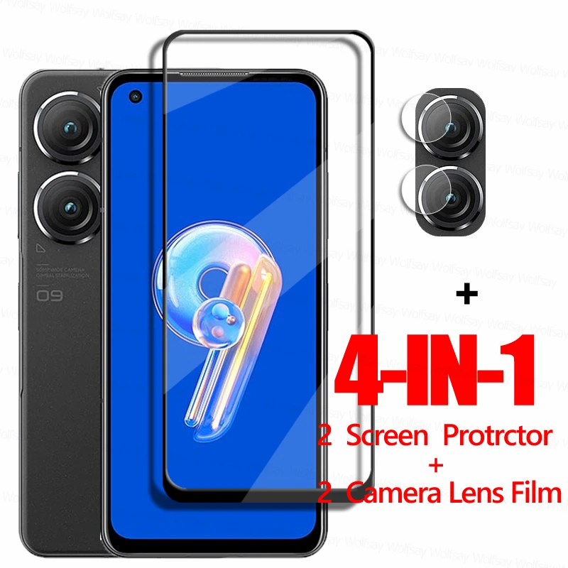 Full Glue Glass Per Asus Zenfone 9 Screen Protector Asus Zenfone 8 9 10 Vetro Temperato Hd Pellicola Protettiva Per Telefono Asus Zenfone 9