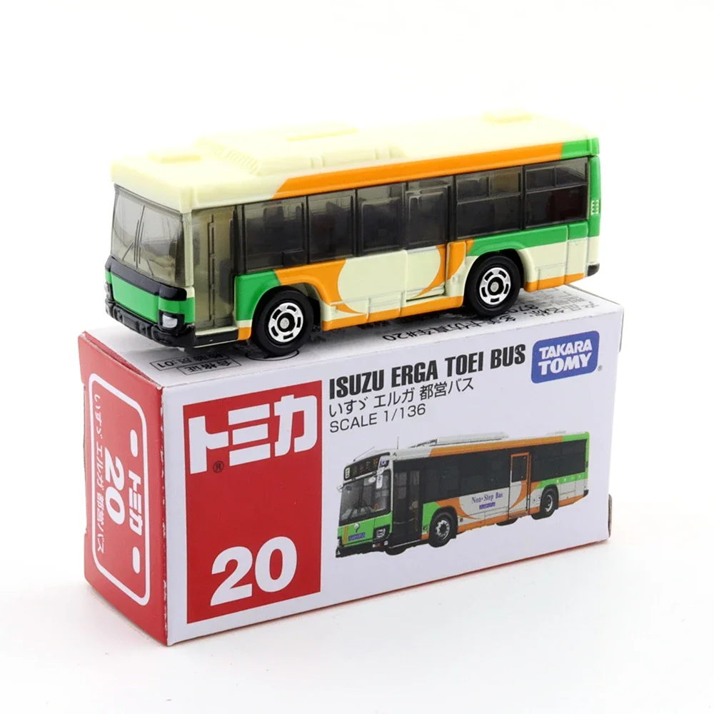 

TAKARA TOMY Tomica Diecast No.20 Isuzu Erga Toei Bus Diecast Automotive Model Ornaments Cas Toys Gift Decorations