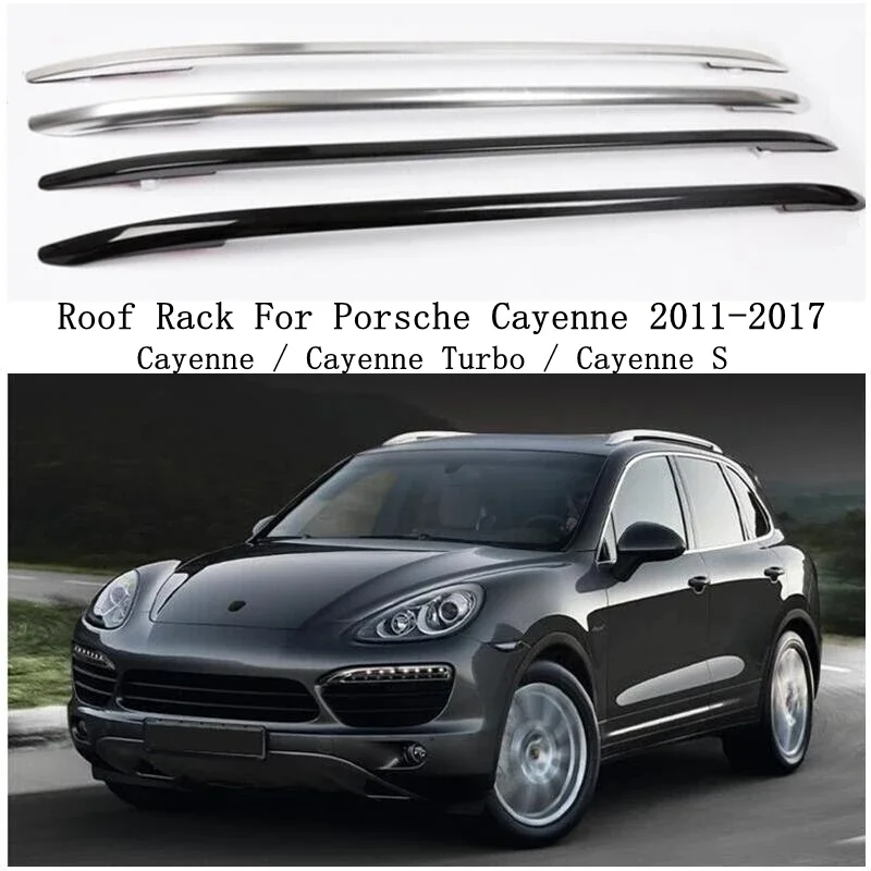 

Багажник на крышу для Porsche Cayenne Turbo S 2011-2017, Багажники для багажа, багажник на рейках, высококачественные автомобильные аксессуары из алюминиевого сплава