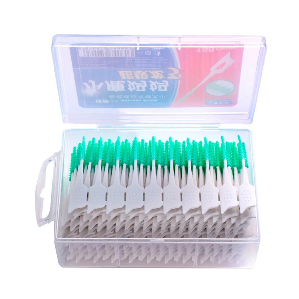 Interdental Brush Soft Rubber Teeth Cleaning Tools Dental Cleaning Between Teeth Toothbrush Oral Hygiene Care Tools 150Pcs/box dental cleaning tools