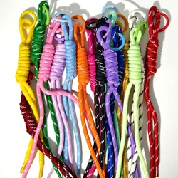 Vibrant Nylon Woven Rope Charms for Keychain and Bag Pendant Accessories (10pcs Random mix)